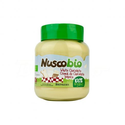 Vásároljon Nuscobio organikus fehér csokoládékrém 400g terméket - 1.377 Ft-ért