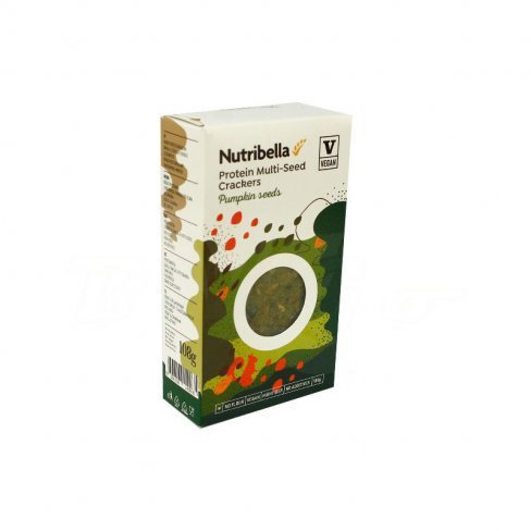 Vásároljon Nutribella tökmagos vegán protein kréker 108 g terméket - 674 Ft-ért