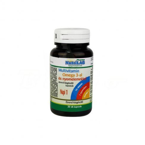 Vásároljon Nutrilab multivitamin omega-3 30db terméket - 1.710 Ft-ért