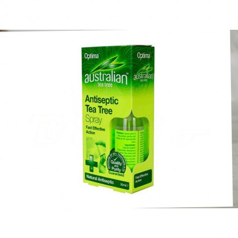 Vásároljon Optima ausztrál antiszeptikus teafa spray 30ml terméket - 3.224 Ft-ért