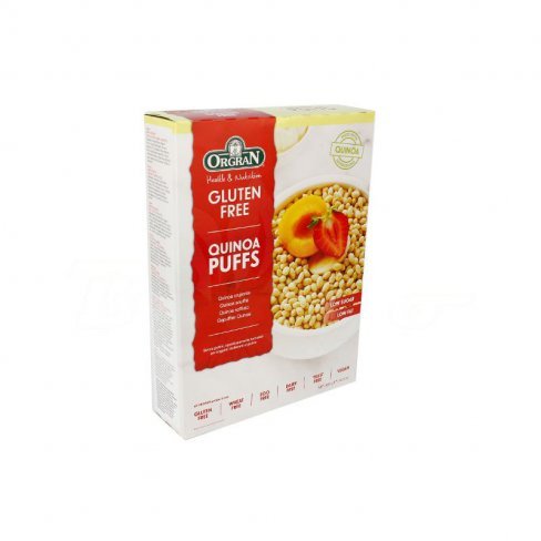 Vásároljon Orgran vegán gluténmentes quinoa puffs reggeli és levesbetét 300g terméket - 1.027 Ft-ért