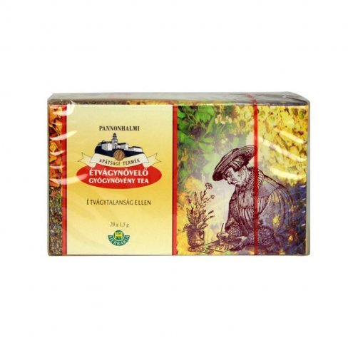 Vásároljon Pannonhalmi gyógynövény tea étvágynövelő filteres 20db terméket - 1.096 Ft-ért