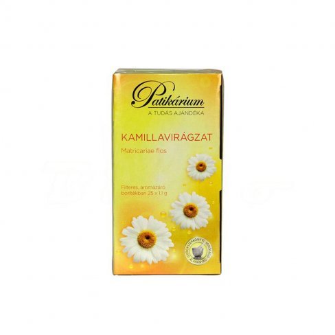 Vásároljon Patikárium kamillavirág tea filteres 25db terméket - 643 Ft-ért