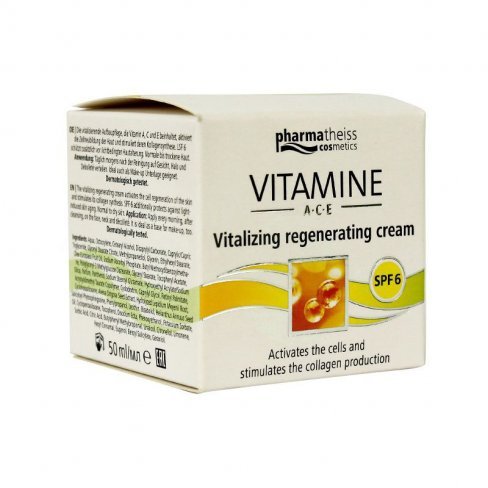 Vásároljon Pharmatheiss cosmetics vitalizáló felépítő arckrém a-c-e vitaminnal 50ml terméket - 4.248 Ft-ért