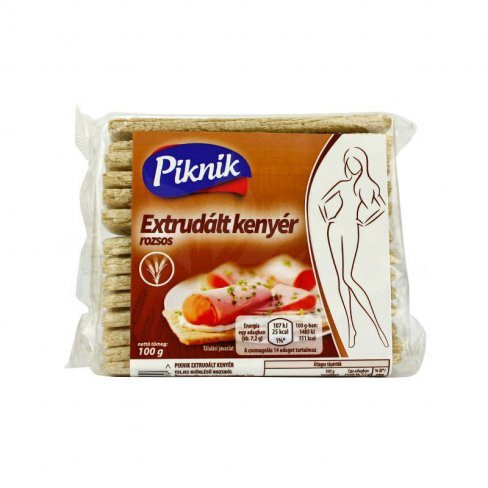 Vásároljon Piknik extrudált kenyér  rozsos 100g terméket - 211 Ft-ért