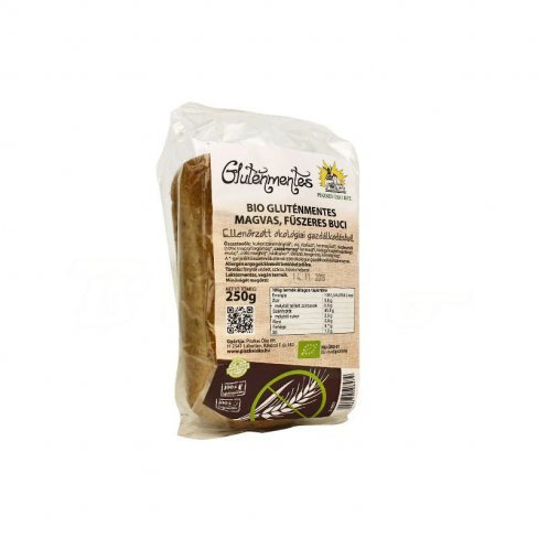 Vásároljon Piszke bio gluténmentes magvas,fűszeres buci 250g terméket - 992 Ft-ért