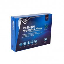 Prémium magnézium-malát 400mg szerves kötésű szelénnel 80mcg 30db