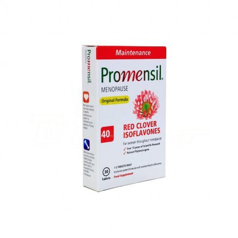 Vásároljon Promensil 40mg vöröshere izoflavonoid tartalmú tabletta 30db terméket - 8.363 Ft-ért
