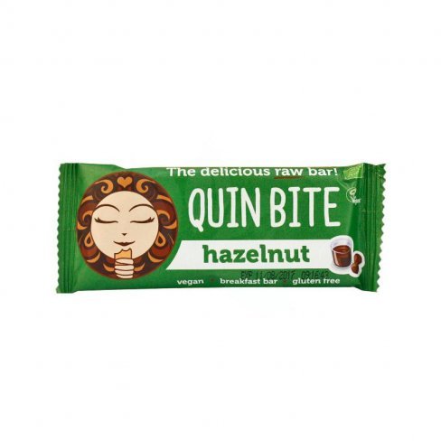 Vásároljon Quin bite bio nyers desszert szelet törökmogyorós 30 g 30g terméket - 481 Ft-ért