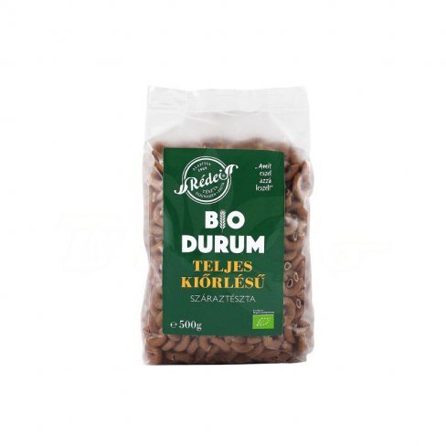 Vásároljon Rédei bio tészta durum teljes kiőrlésű szarvacska 500g terméket - 627 Ft-ért