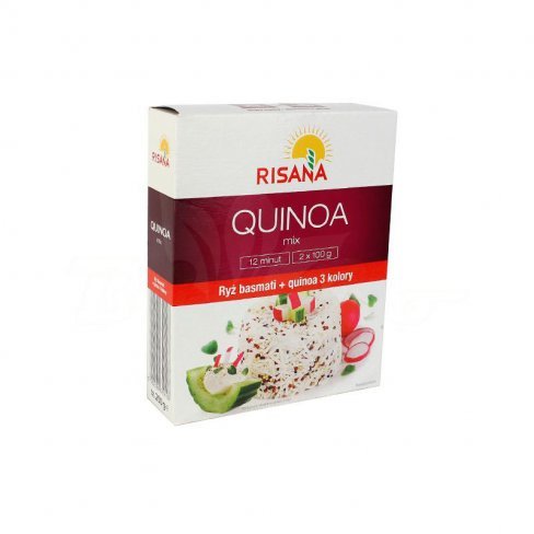 Vásároljon Risana basmati rizs 3-színű quinoa 2x100g terméket - 815 Ft-ért