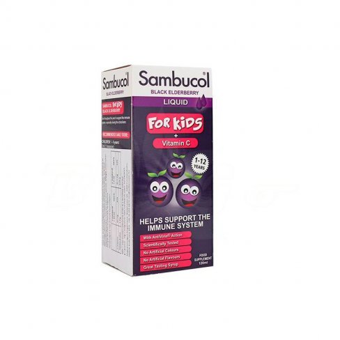 Vásároljon Sambucol feketebodza folyadék kids + vitamin c 120ml terméket - 4.079 Ft-ért