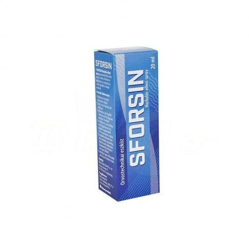 Vásároljon Sforsin horkolás elleni spray 20ml terméket - 3.254 Ft-ért