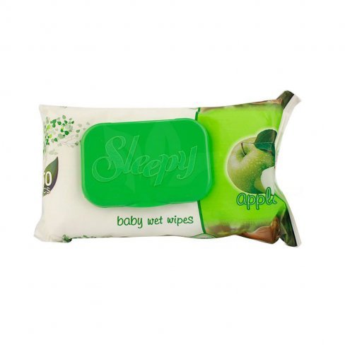 Vásároljon Sleepy törlőkendő zöldalma illattal 50db terméket - 299 Ft-ért