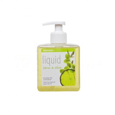 Vásároljon Sodasan bio folyékony szappan pumpás citrom-olíva 300ml terméket - 1.358 Ft-ért