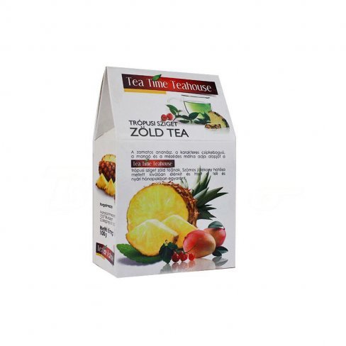 Vásároljon Tea time trópusi zöld tea 100g terméket - 739 Ft-ért
