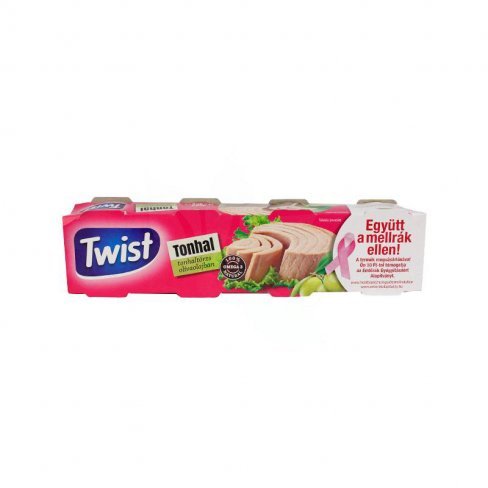 Vásároljon Twist tonhaltörzs olívaolajban pink 320g terméket - 1.873 Ft-ért
