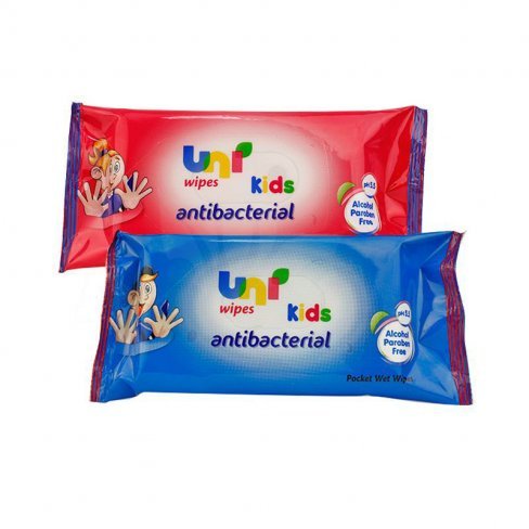 Vásároljon Uni kids nedves törlőkendő antibakteriális 10db terméket - 173 Ft-ért