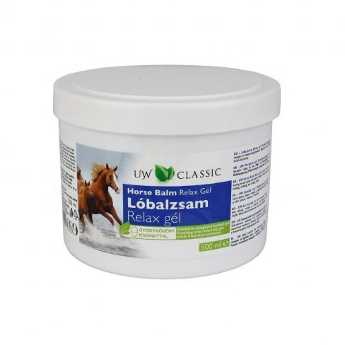 Vásároljon Uw classic lóbalzsam relax gél + 9 gyógynövény kivonattal 500ml terméket - 1.052 Ft-ért