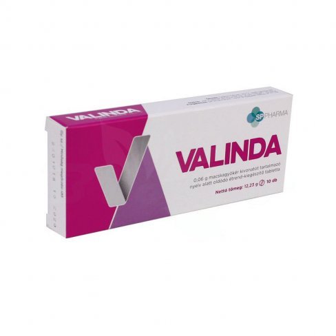 Vásároljon Valinda 0,06g tabletta 10db terméket - 1.105 Ft-ért