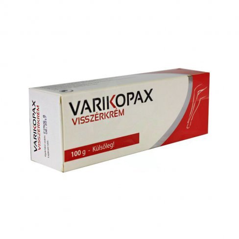 Vásároljon Varikopax visszérkrém 100g terméket - 1.429 Ft-ért