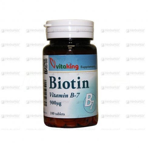 Vásároljon Vitaking biotin b7 900mg tabletta 100db terméket - 2.016 Ft-ért
