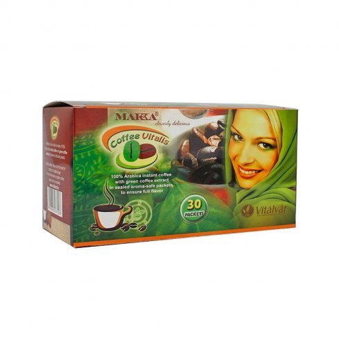 Vásároljon Vitálvár makka coffee vitalis instant zöld kávé 30db terméket - 4.106 Ft-ért
