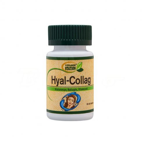 Vásároljon Vitamin station hyal-collag tabletta 30db terméket - 3.928 Ft-ért