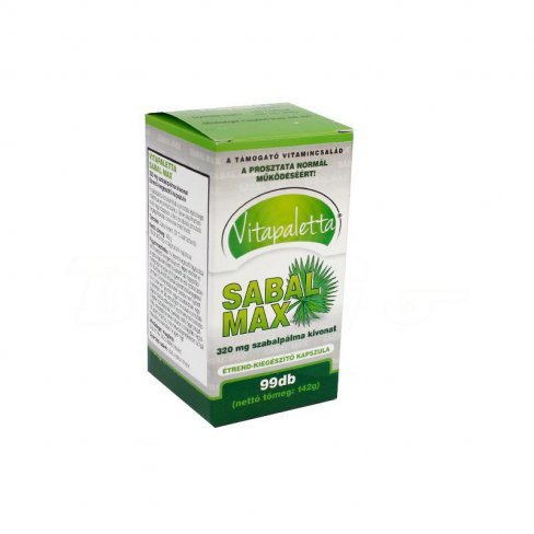 Vásároljon Vitapaletta sabal max 320 mg szabalpálma kivonat étrend-kiegészítő kapszula 99db terméket - 4.543 Ft-ért