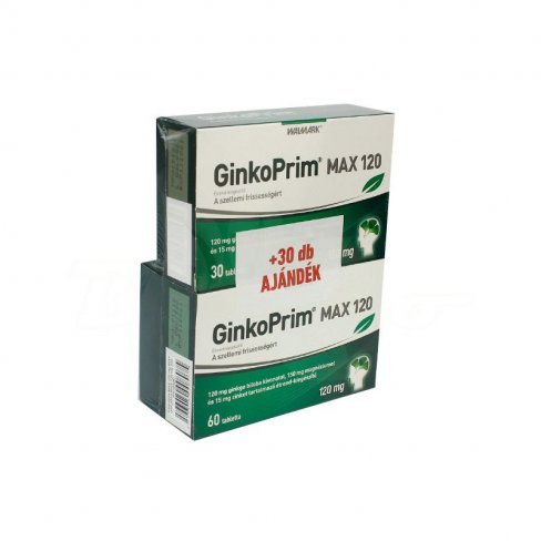 Vásároljon Walmark ginkoprim max 120 mg tabl.60+30 2 db terméket - 5.997 Ft-ért