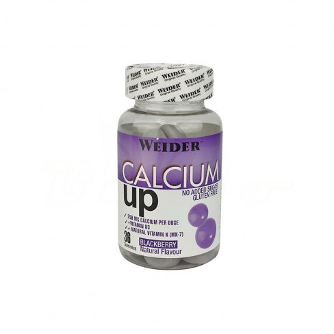 Vásároljon Weider calcium up ásványi anyag pótló - fekete áfonya gumitabletta 36db terméket - 3.424 Ft-ért