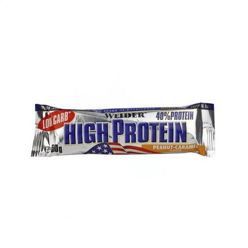 Vásároljon Weider low carb high protein bar fehérje szelet-mogyoró-karamella 50g terméket - 757 Ft-ért