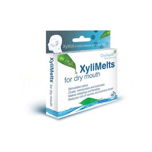 Vásároljon Xylimelts adhezív tabletta szájszárazságra 40db terméket - 4.079 Ft-ért