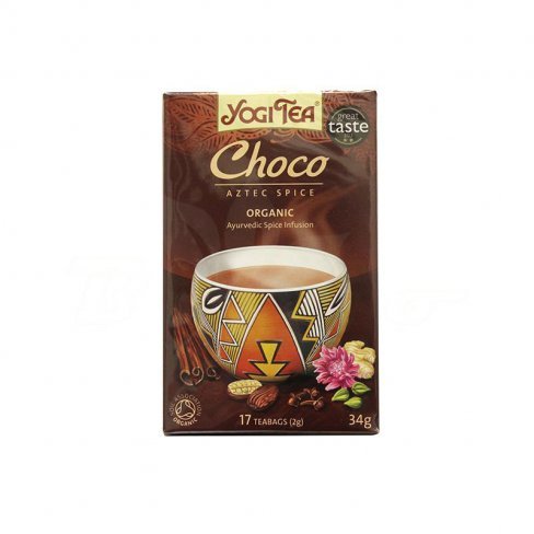 Vásároljon Yogi bio tea csokoládés azték fűszeres 17x2g 34g terméket - 1.286 Ft-ért