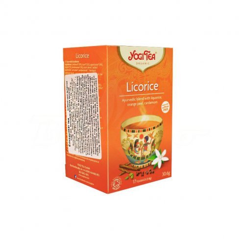 Vásároljon Yogi bio tea édesgyökér egyiptomi fűszeres 17x1,8g 31g terméket - 1.286 Ft-ért