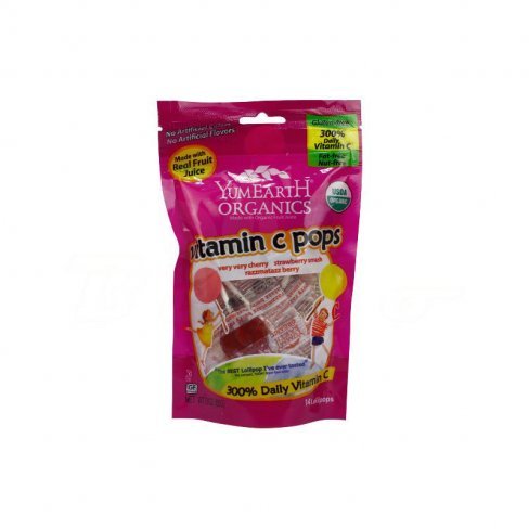 Vásároljon Yum earth organikus c-vitaminos nyalóka 85g terméket - 1.002 Ft-ért