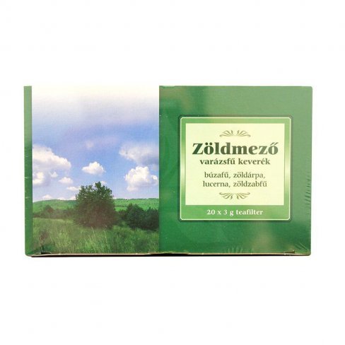 Vásároljon Zöldvér zöldmező teakeverék 20x3g 60g terméket - 987 Ft-ért