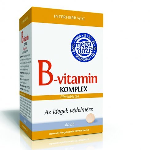 Vásároljon Interherb b-vitamin komplex tabletta 60db terméket - 1.796 Ft-ért