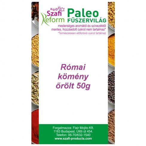 Vásároljon Szafi fitt termékcsalád paleo római kömény őrölt 50g terméket - 486 Ft-ért