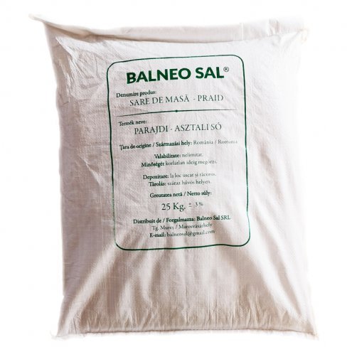 Vásároljon Balneo sal prémium parajdi só 25 kg terméket - 4.990 Ft-ért