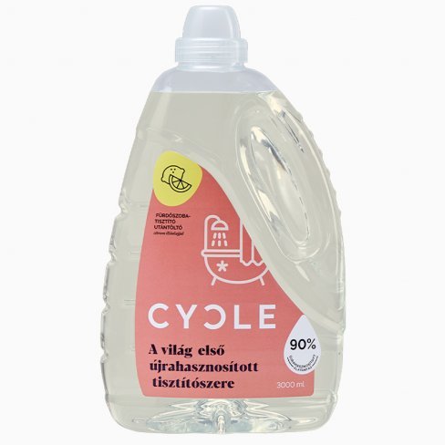 Vásároljon CYCLE újrahasznosított Fürdőszobai-tisztító utántöltő 3 liter terméket - 4.623 Ft-ért