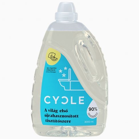 Vásároljon CYCLE újrahasznosított WC-tisztító utántöltő 3 liter terméket - 4.623 Ft-ért