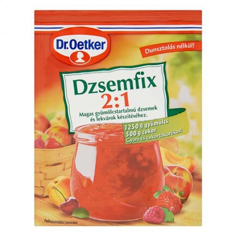 Vásároljon Dr.oetker dzsemfix 2:1 családi csomag 3db 75 g terméket - 679 Ft-ért