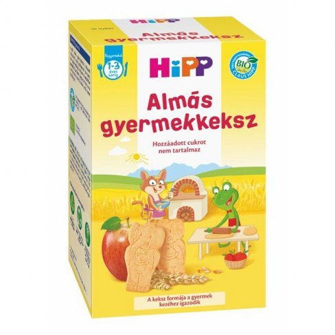 Vásároljon Hipp 3559 almás gyermekkeksz 150 g terméket - 1.216 Ft-ért