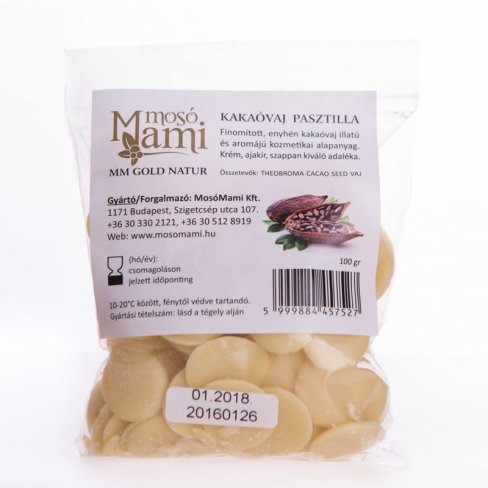 Vásároljon Kakaóvaj pasztilla 100g  (finomított) terméket - 913 Ft-ért