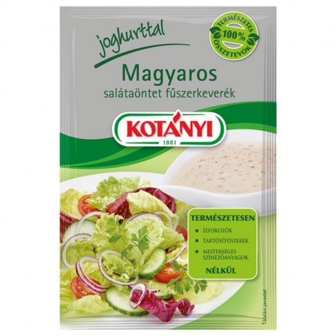 Vásároljon Kotányi salátaöntet por magyaros 13 g terméket - 180 Ft-ért