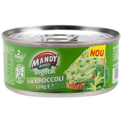 Vásároljon Mandy brokolis növényi pástétom 120g terméket - 385 Ft-ért