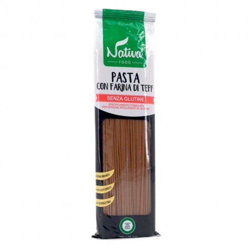 Vásároljon Nativa spagetti teff lisztből 400 g terméket - 1.562 Ft-ért