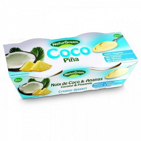 Vásároljon Naturgreen bio desszert kókusz-ananász 2x125 g terméket - 1.352 Ft-ért