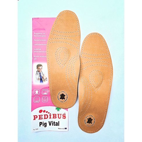 Vásároljon Pedibus talpbetét bőr pig vital 37/38 1db terméket - 1.207 Ft-ért